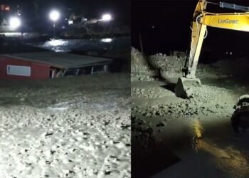 Qusarda “vulkan” püskürdü