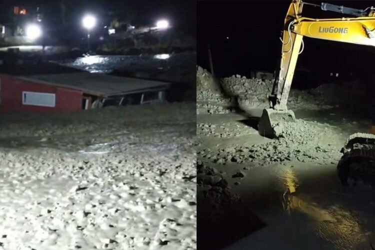 Qusarda “vulkan” püskürdü