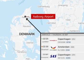 Danimarkada yenidən PUA həyəcanı: hava limanı bağlandı
