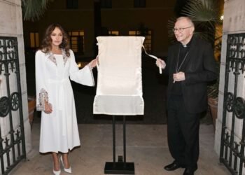 Mehriban Əliyeva Vatikandakı səfirliyimizin açılışında – FOTO