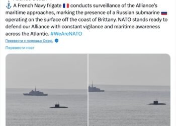 Rusiya sualtı qayığı Fransa sahillərində NATO tərəfindən izlənilir