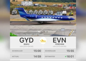 AZAL təyyarəsi İrəvana eniş edib