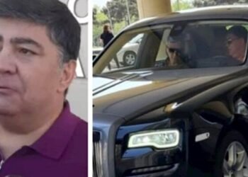 Ramiz Mehdiyevin kürəkəni “obyektlərdən” pulları yığarkən görüntüləndi — FOTO