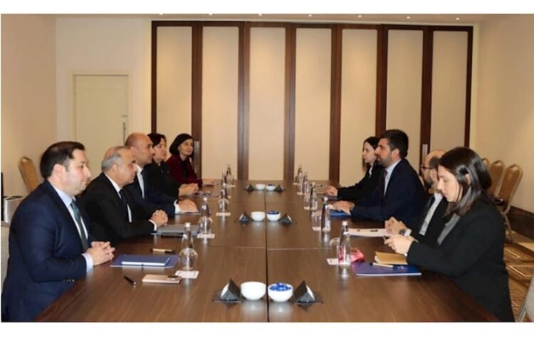Azərbaycan və Ermənistan parlament nümayəndə heyətləri arasında görüş oldu — FOTO