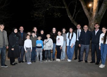 Leyla Əliyeva və Arzu Əliyeva Pəncəli Teymurovun ailəsi ilə görüşdü – FOTOLAR