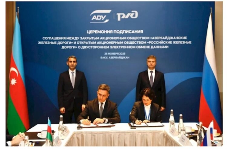ADY və Rusiya Dəmir Yolları arasında saziş imzalanıb