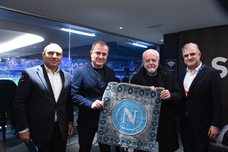 Ceyhun Bayramov “Napoli” – “Qarabağ” qarşılaşmasını stadiondan izlədi