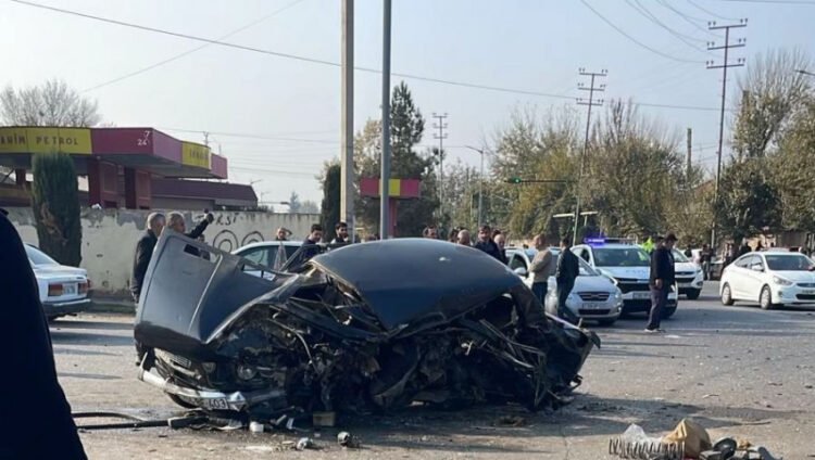 Ağcabədidə ağır qəza – Sürücü öldü