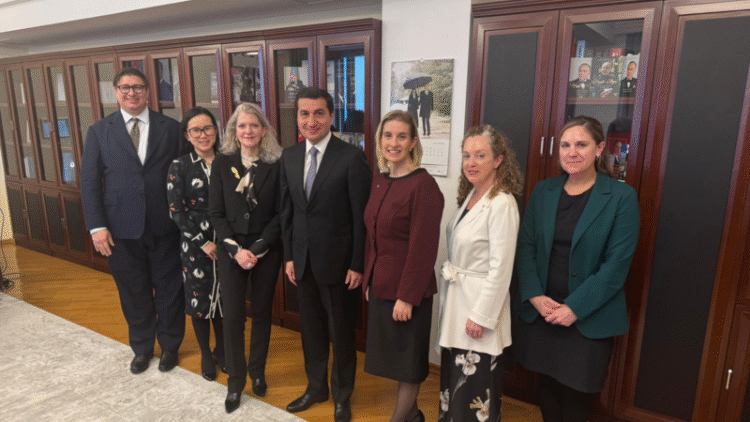 Hikmət Hacıyev ABŞ-nin dövlət katibinin müavini ilə görüşdü