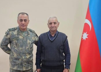 Hikmət Mirzəyev əfsanəvi kəşfiyyatçının atası ilə görüşdü – FOTO