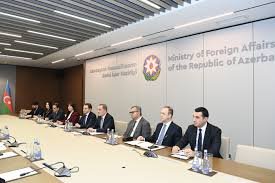 Ceyhun Bayramov Alison Hukeri qəbul etdi – FOTOLAR