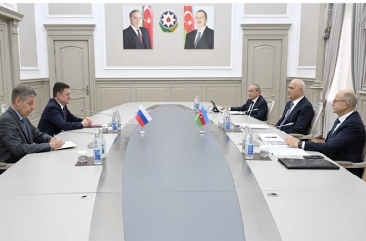 Şahin Mustafayev Rusiya hökuməti sədrinin müavini ilə görüşüb