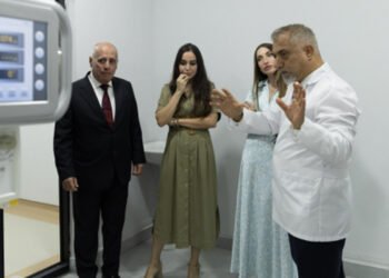 Leyla və Alena Əliyevalar Lənkəranda Baytarlıq Klinikasında – FOTOLAR