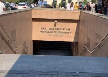 Metronun çıxışında bərpa işləri tamamlandı