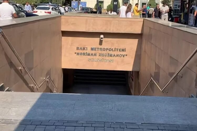 Metronun çıxışında bərpa işləri tamamlandı