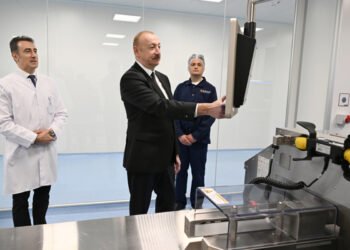 Prezident dərman istehsalı müəssisəsinin açılışında… – FOTOLAR