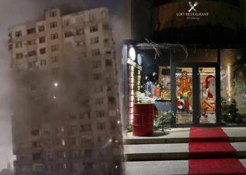 Yanğın anından video paylaşdı: bu restoranı ittiham etdi