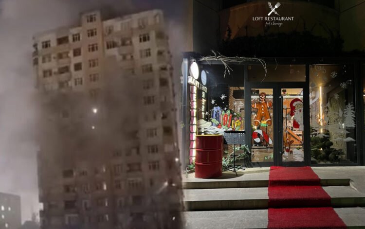 Yanğın anından video paylaşdı: bu restoranı ittiham etdi