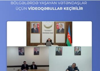 Ədliyyə Nazirliyinin rəhbər heyəti tərəfindən bölgələrdə yaşayan vətəndaşlar üçün videoqəbullar keçirilir