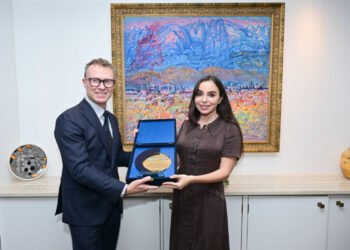 Leyla Əliyeva Robb Butler ilə görüşdü