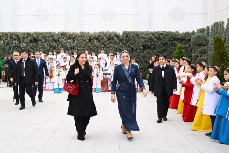 Leyla Əliyeva Türkmənistanda açılışa qatıldı – FOTOLAR