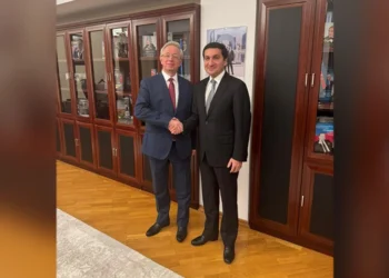 Hikmət Hacıyev Mixail Qaluzinlə görüşdü