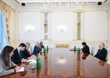 İlham Əliyev Lord Olderdaysı qəbul edib