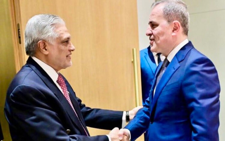 Ceyhun Bayramov pakistanlı həmkarı ilə görüşdü