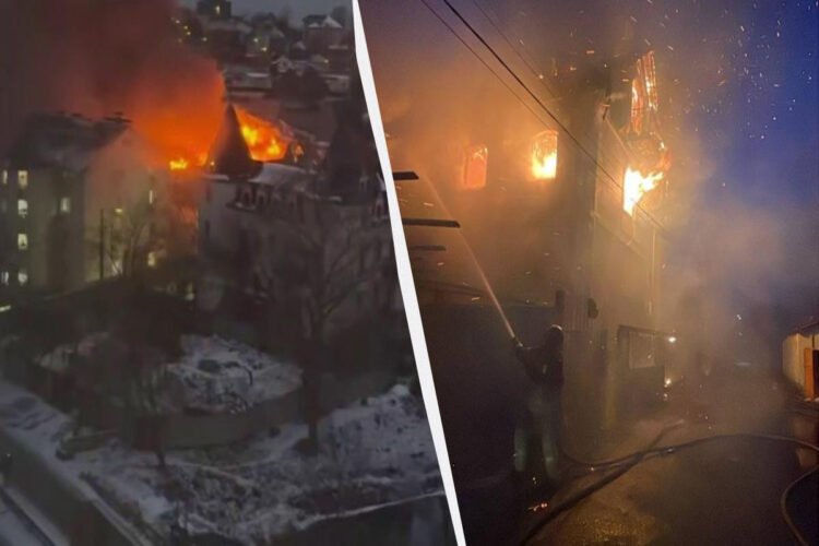 Kiyevə hücum: binalar yanır, yaralıların sayı artır