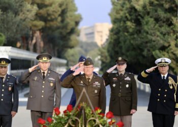 ABŞ-ın briqada generalı Azərbaycanda – FOTOLAR