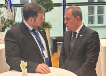 Ceyhun Bayramov Stiven Dauti ilə görüşdü – FOTO