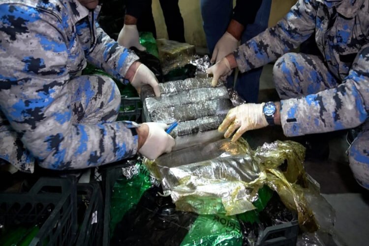 “Kərəviz və kahı” daşıyan maşından marixuana çıxdı – FOTOLAR