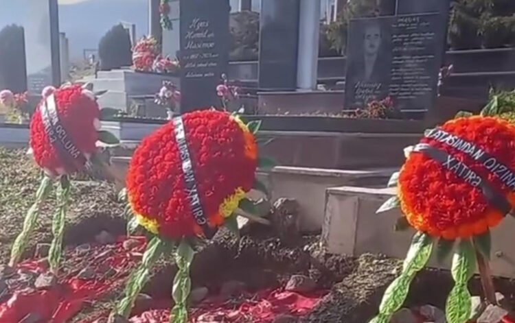 Yanğında həlak olan ana və övladları dəfn edildi – VİDEO