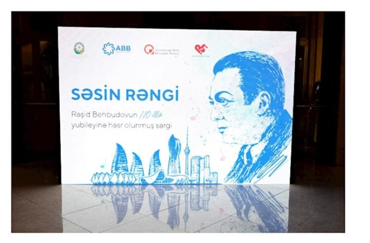 Rəşid Behbudovun 110 illiyinə həsr olunan “Səsin rəngi” sərgisi açılıb — FOTOLAR