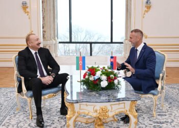 Prezident Slovakiya Milli Şurasının sədri ilə görüşdü – FOTOLAR