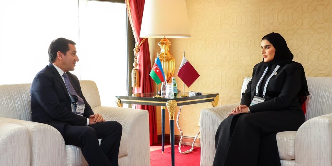 Hikmət Hacıyev qətərli nazirlə görüşdü – FOTO