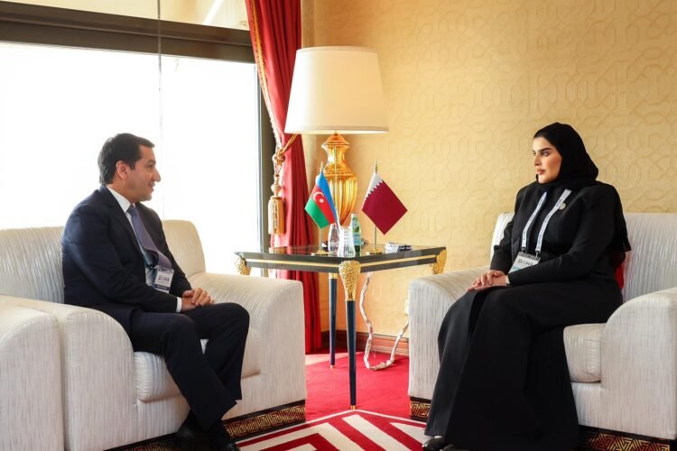 Hikmət Hacıyev qətərli nazirlə görüşdü – FOTO