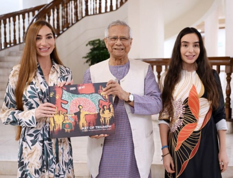 Leyla və Arzu Əliyevalar Banqladeşdə səfərdə – FOTO