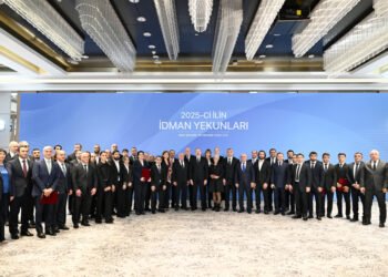 Prezident ilin idman yekunlarına həsr olunan mərasimdə iştirak etdi