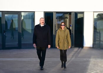 Prezident və xanımı Xankəndidədir… – FOTOLAR