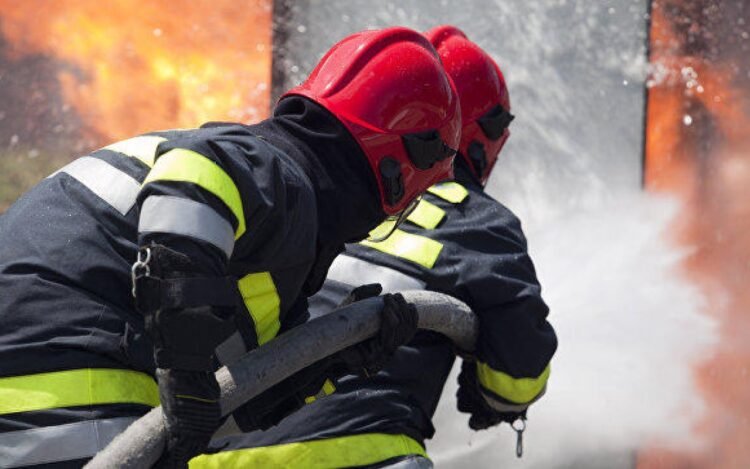 Sumqayıtda ev yandı – VİDEO