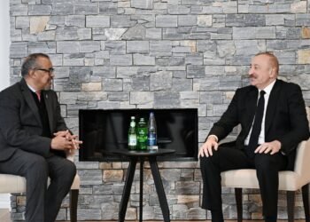 Prezident İlham Əliyev Tedros Adhanom Qebreyesus ilə görüşdü