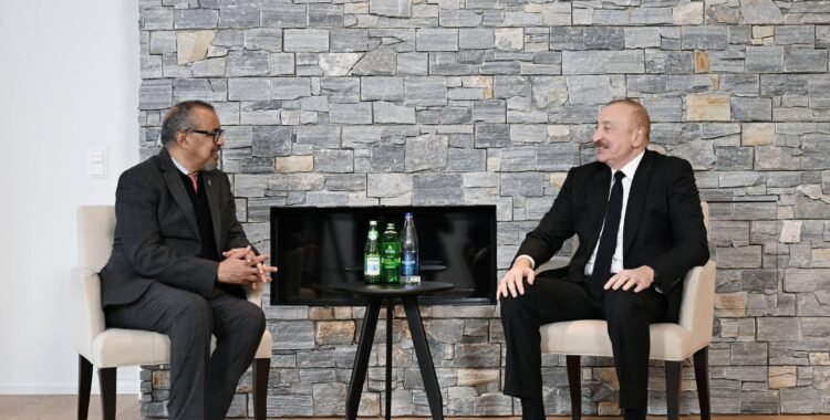 Prezident İlham Əliyev Tedros Adhanom Qebreyesus ilə görüşdü