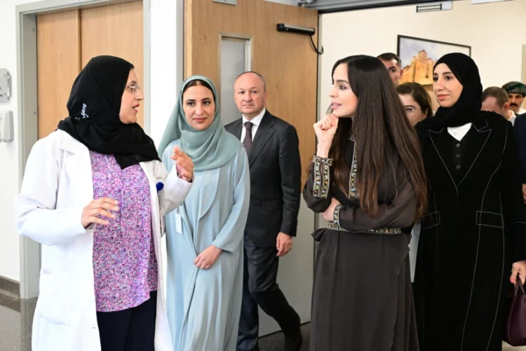 Leyla Əliyeva Maskatda Xərçəngin Kompleks Müalicəsi və Tədqiqatı Mərkəzində