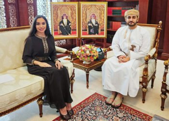 Leyla Əliyeva Oman Sultanlığının Vəliəhdi ilə görüşdü