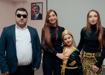 Arzu və Alena Əliyevalar sığınacaqda – FOTOLAR