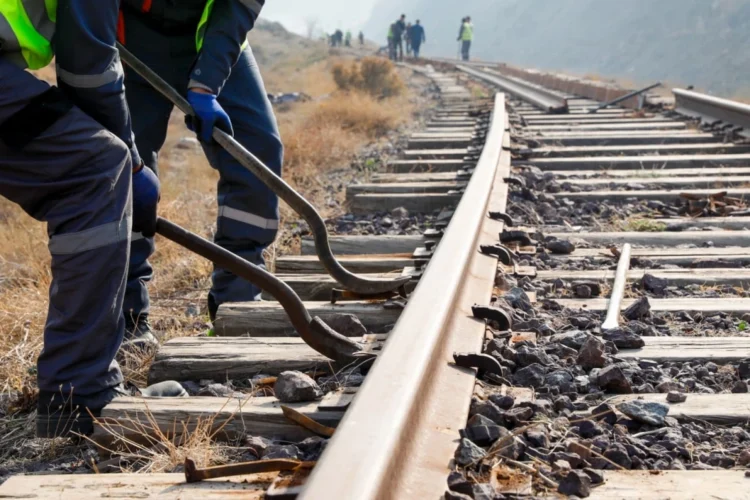 Zəngəzur dəhlizinin dəmir yolu tikintisindən FOTOLAR