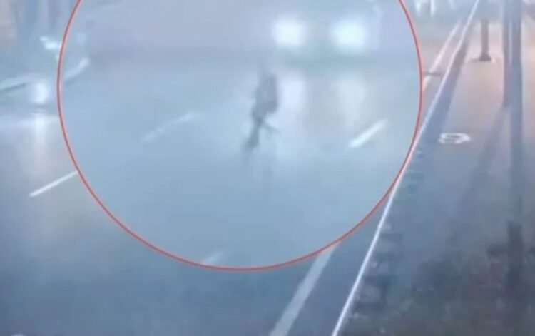 Bakıda qadının öldüyü hadisənin anbaan VİDEOSU