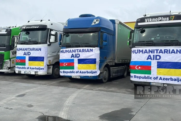 Azərbaycandan Ukraynaya növbəti humanitar yardım… – FOTOLAR