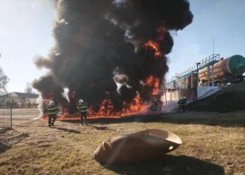 SOCAR-ın maşını yandı: ölən və yaralanan var – VİDEO